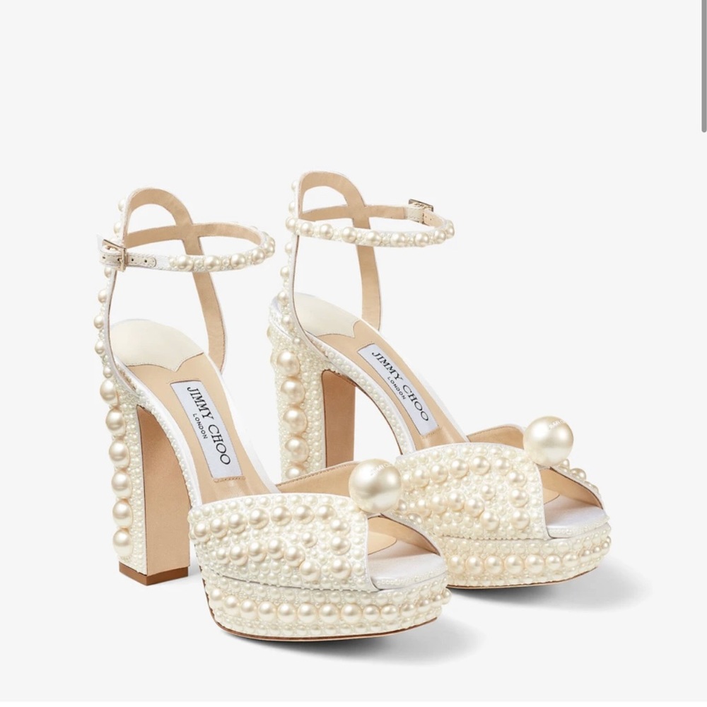 Jimmy Choo sacaria platforms. Very comfortable and fit like a size 9.